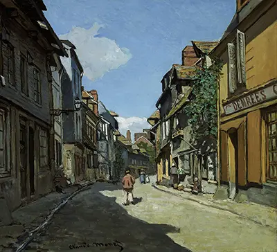 Le Rue de la Bavole at Honfleur I Claude Monet